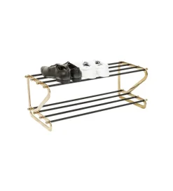 KDesign Szafka na buty WALK BIG 84 cm czarno - złoty