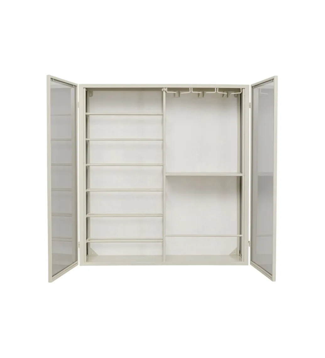 KDesign Szafka na wino PORTO 75 x 80 cm greige