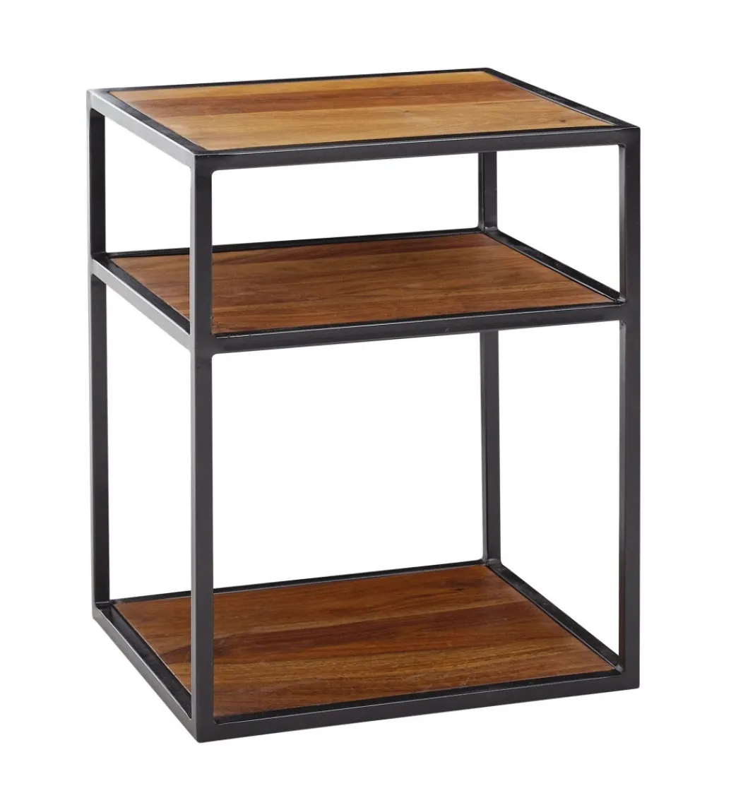 WOHNLING, GERMANY Szafka nocna BASTIA 40 cm drewno sheesham