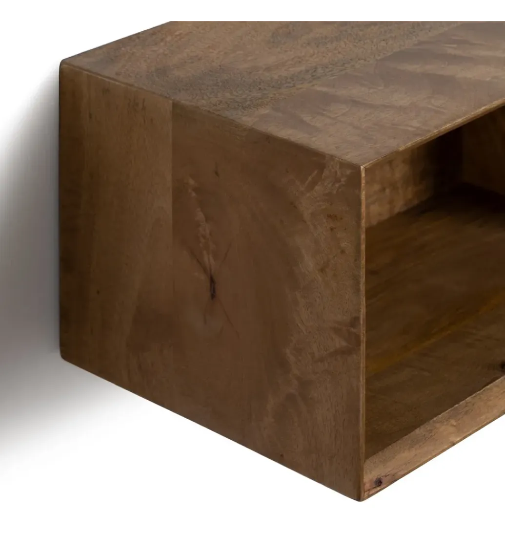 Zona-Design Szafka nocna ENTIR 40 cm drewno mango brązowa