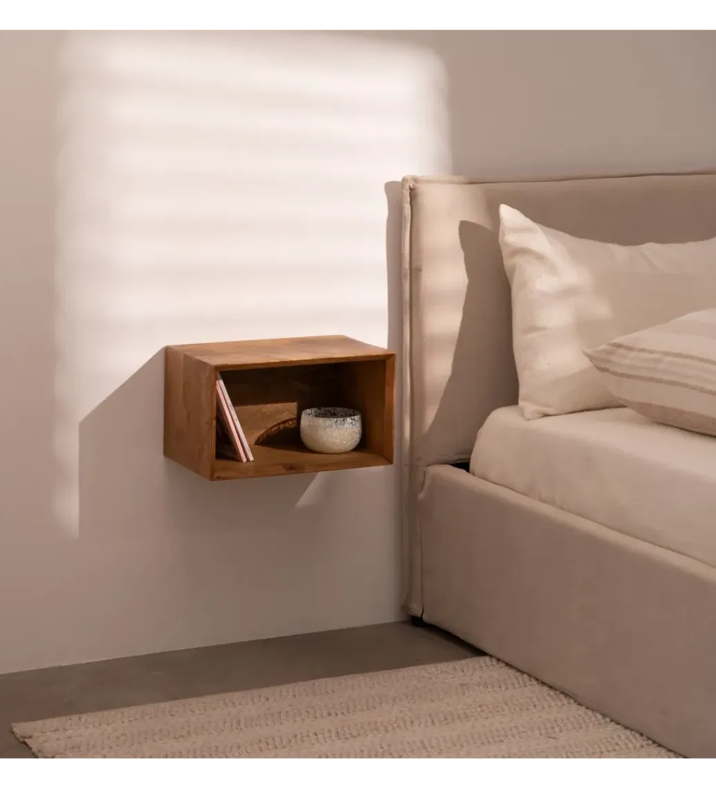 Zona-Design Szafka nocna ENTIR 40 cm drewno mango brązowa