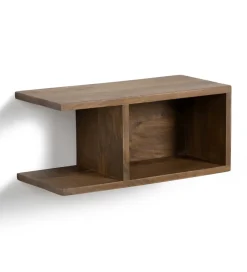 Zona-Design Szafka nocna ETUPI 45 cm drewno mango brązowa