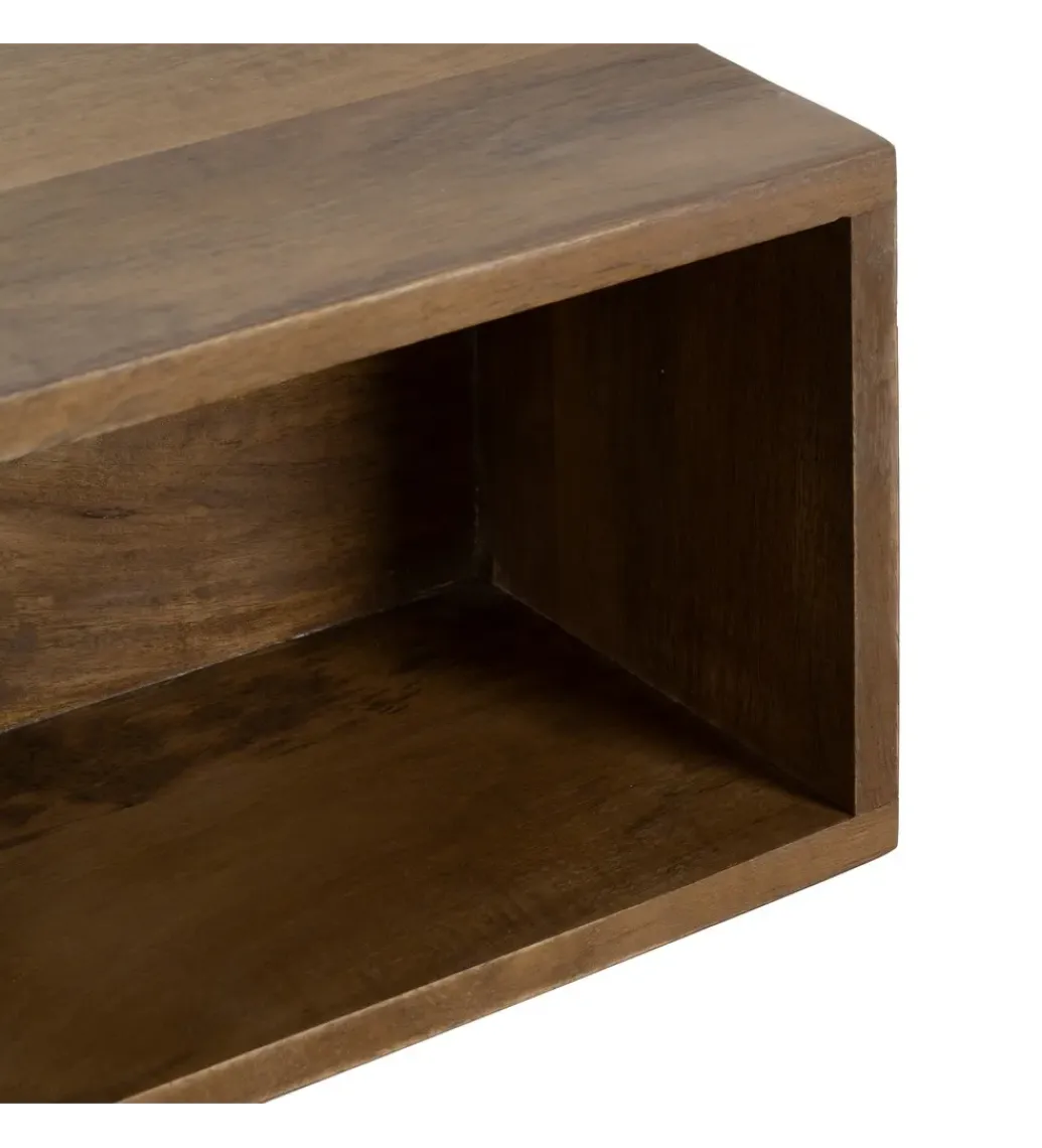 Zona-Design Szafka nocna ETUPI 45 cm drewno mango brązowa