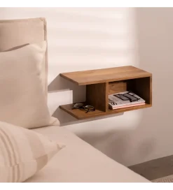 Zona-Design Szafka nocna ETUPI 45 cm drewno mango brązowa