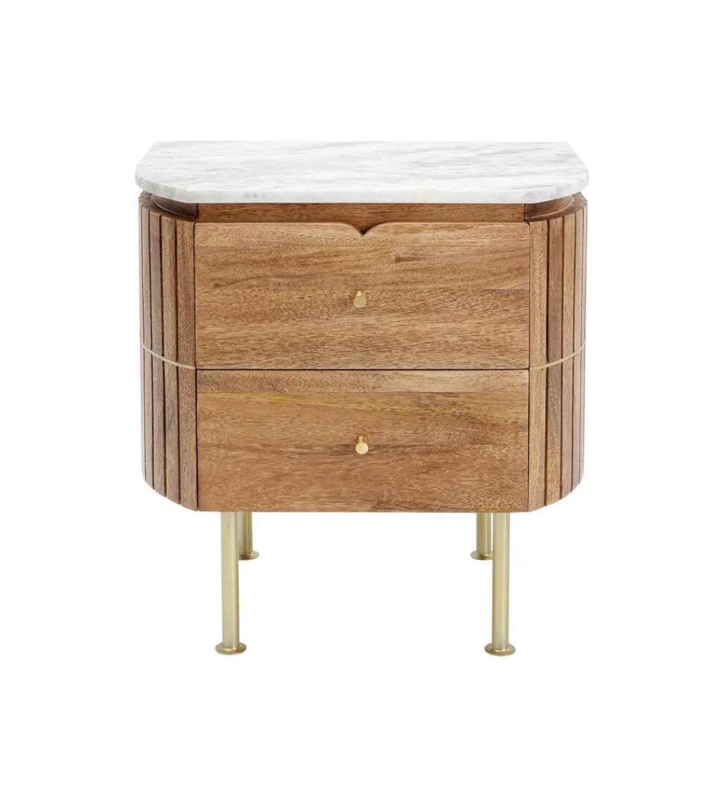 KARE Szafka nocna GRACE 50 cm drewno mango