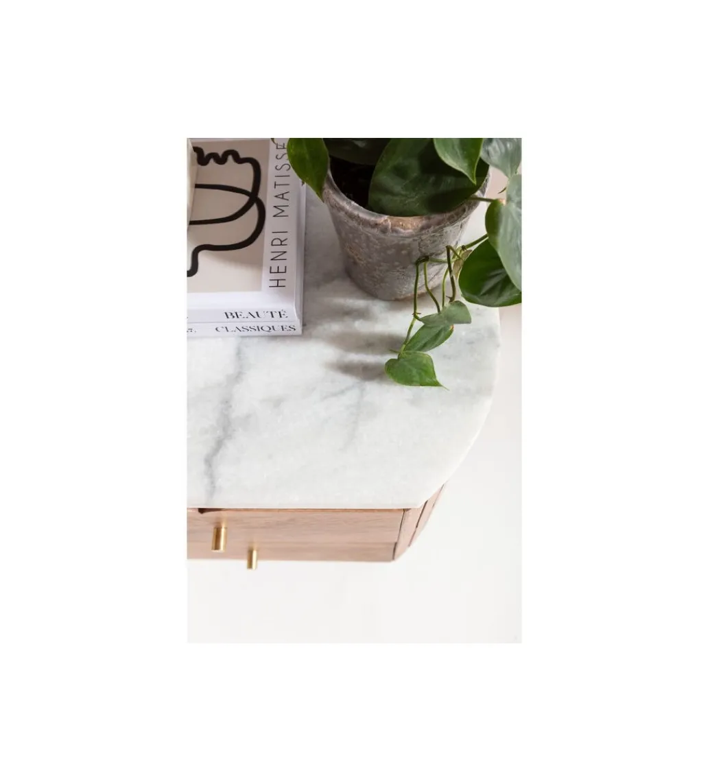 KARE Szafka nocna GRACE 50 cm drewno mango