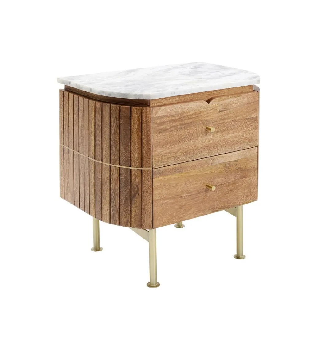 KARE Szafka nocna GRACE 50 cm drewno mango