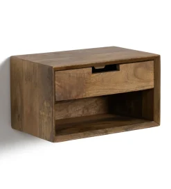 Zona-Design Szafka nocna GRETO 40 cm drewno mango brązowa