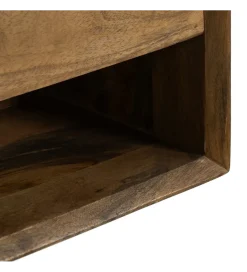 Zona-Design Szafka nocna GRETO 40 cm drewno mango brązowa