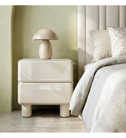 Zona-Design Szafka nocna LACQUER 56 cm kremowa