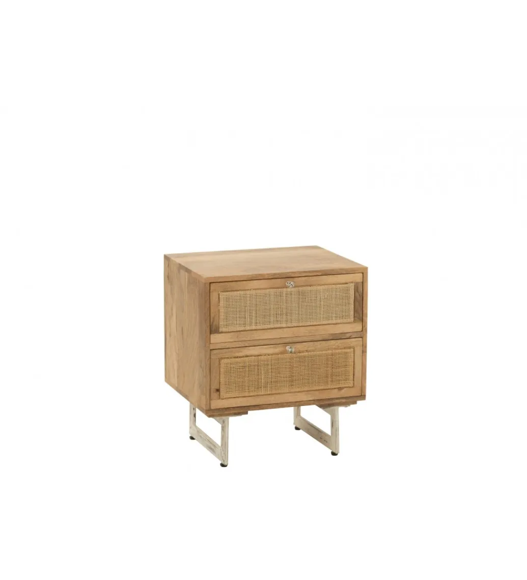 J-Line Szafka nocna LAOS 50 cm naturalna