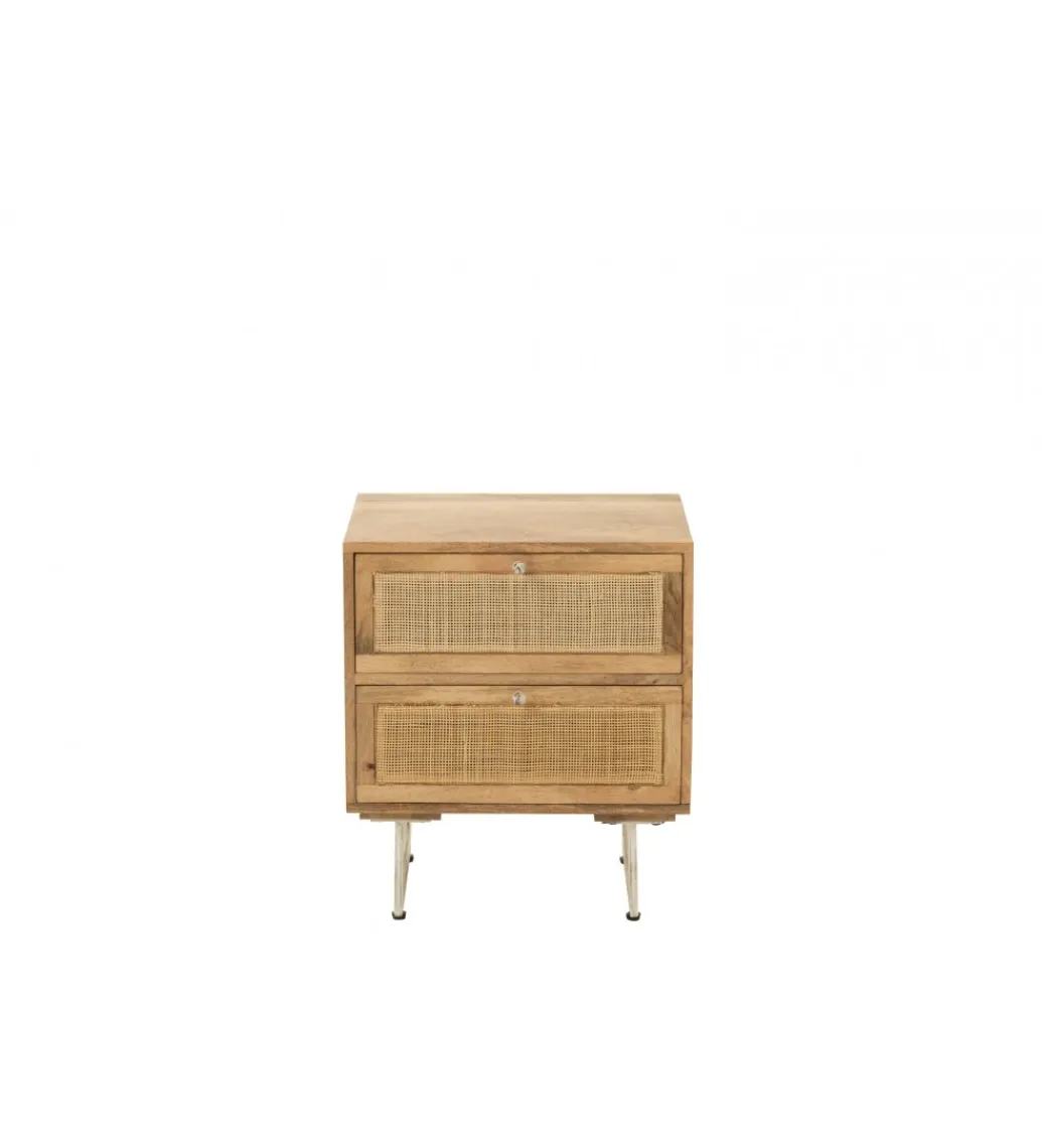 J-Line Szafka nocna LAOS 50 cm naturalna