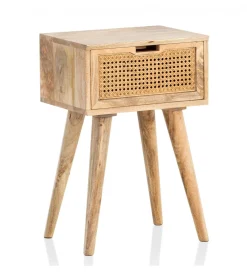 WOHNLING, GERMANY Szafka nocna LIBERTE II 40 cm drewno mango