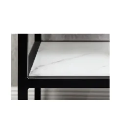 Invicta Interior Szafka nocna RAUL 45 cm w optyce białego marmuru
