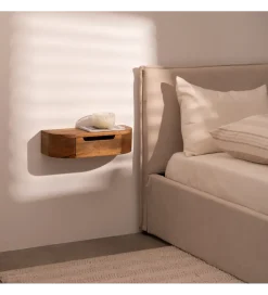 Zona-Design Szafka nocna RUKNO 50 cm drewno mango brązowa
