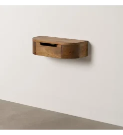 Zona-Design Szafka nocna RUKNO 50 cm drewno mango brązowa