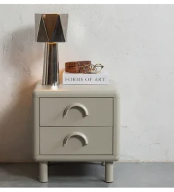 WOOOD Szafka nocna RUNE 42 cm szara