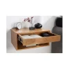 Invicta Interior Szafka nocna wisząca EUFRAT Amazonas 50 cm drewno akacja