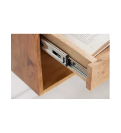 Invicta Interior Szafka nocna wisząca EUFRAT Amazonas 50 cm drewno akacja