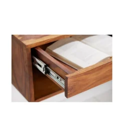 Invicta Interior Szafka nocna wisząca ZAMBEZI  50 cm drewno sheesham