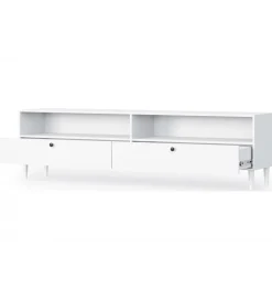 ELTAP Szafka RTV DULLUM 200 cm biały