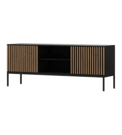 ELTAP Szafka RTV MEORATI 150 cm w optyce dąb artisan