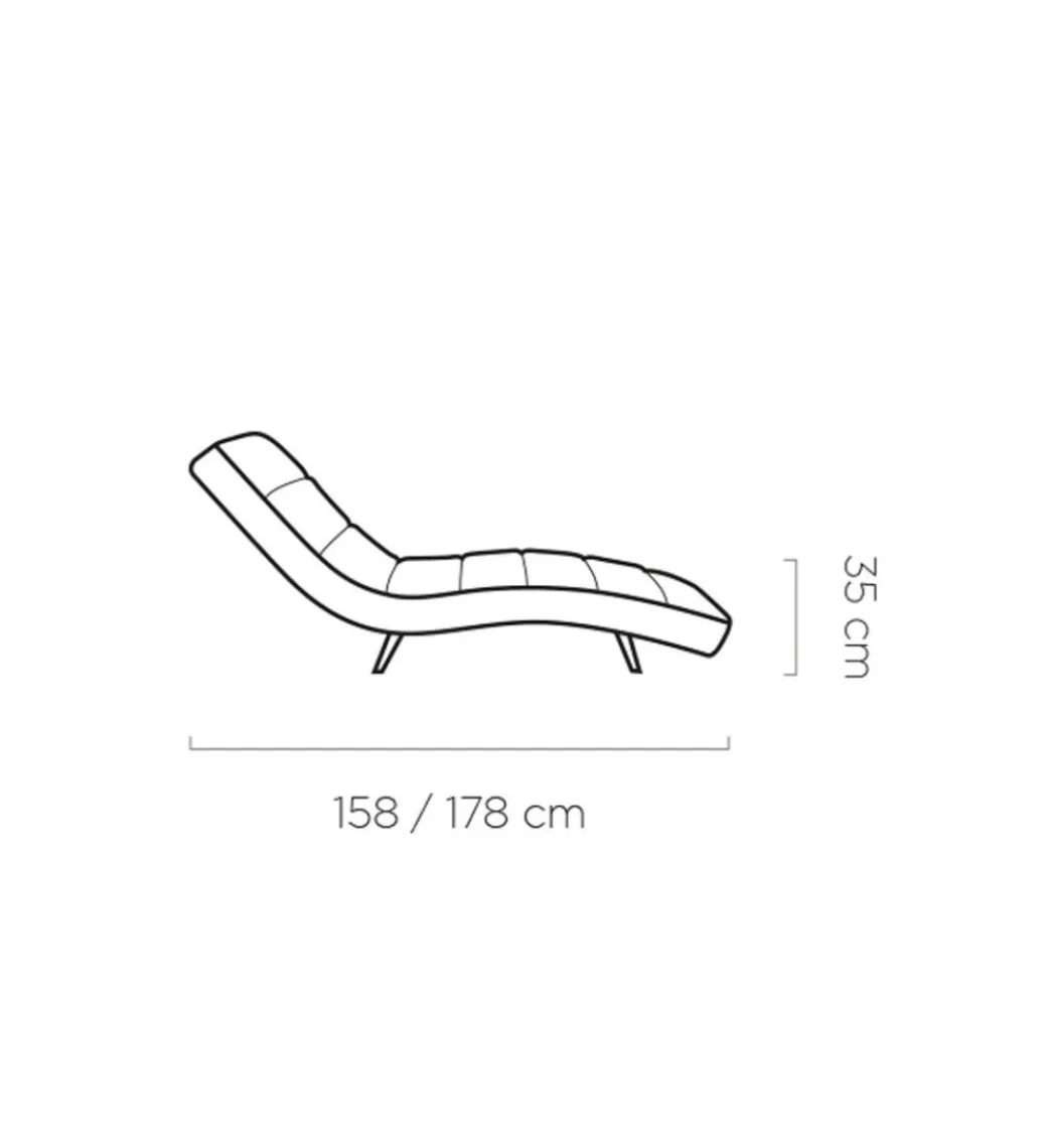 Wersal Szezlong KOBE 158-178 cm elektrycznie wysuwany w różnych tkaninach do wyboru