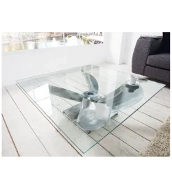 Invicta Interior Szkło do stolika Ocean 85 cm