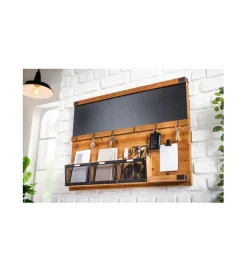 Invicta Interior Tablica ścienna RETAGIO 80 cm drewno jodła