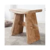 Invicta Interior Taboret Zen 40 cm z naturalnego drewna