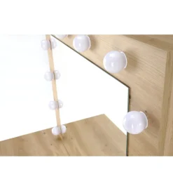 Halmar Toaletka HOLLYWOOD 94 cm dąb artisan z oświetleniem LED