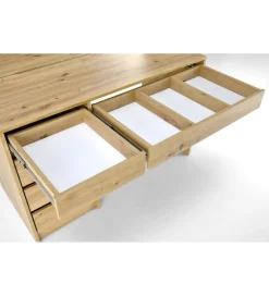 Halmar Toaletka HOLLYWOOD XL 120 cm dąb artisan z oświetleniem LED