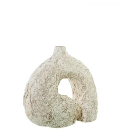 Exclusivas Wazon ABSTRACT 30 cm ceramika biały