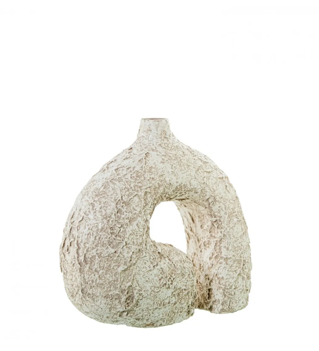 Exclusivas Wazon ABSTRACT 30 cm ceramika biały