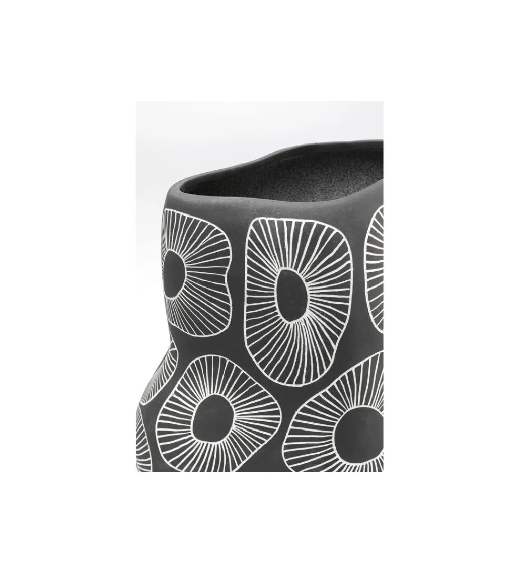 KDesign Wazon ANEMONE 33 cm szare