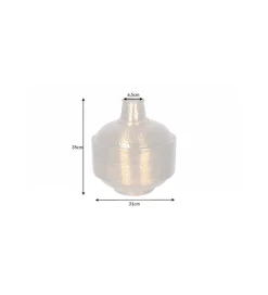 Invicta Interior Wazon antyczny ORIENT 31 cm miedziany