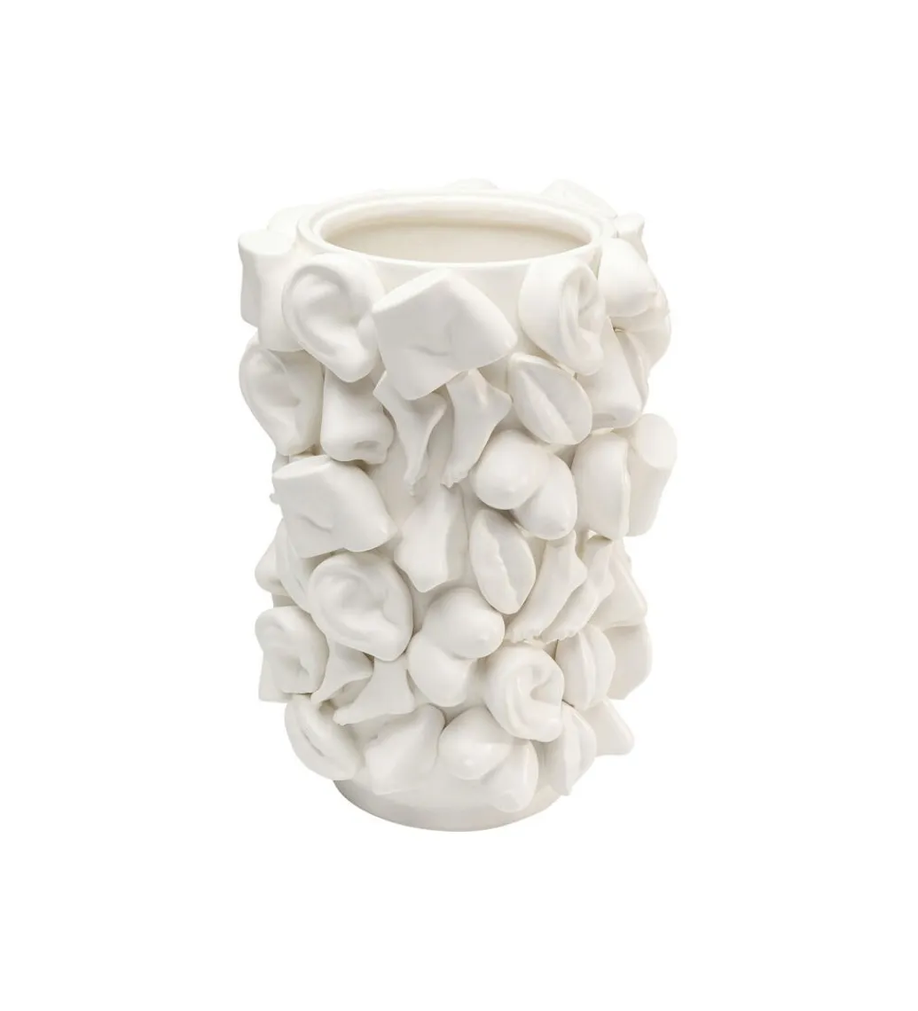 KDesign Wazon BODY PARTS 36 cm biały porcelana