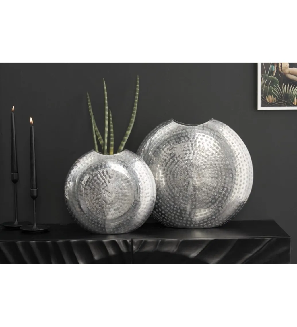 Invicta Interior Wazon BRILANT set 2 srebrny