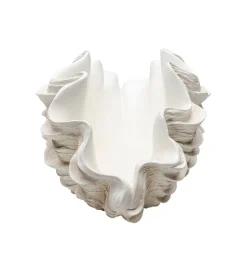 KDesign Wazon CONCHA 29 cm biały