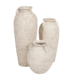 Zona-Design Wazon DAGET 60 cm biały ceramika