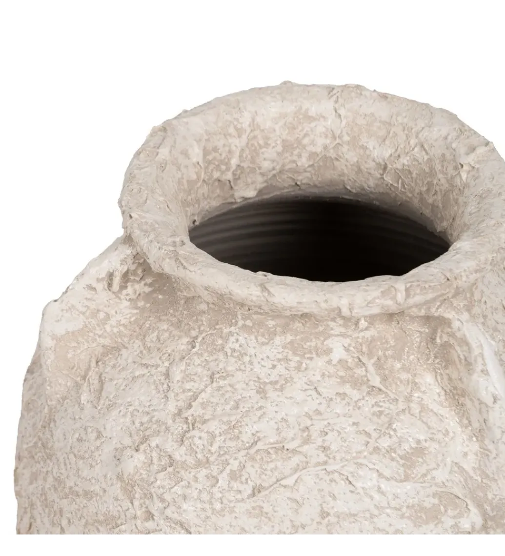 Zona-Design Wazon DAGET 60 cm biały ceramika