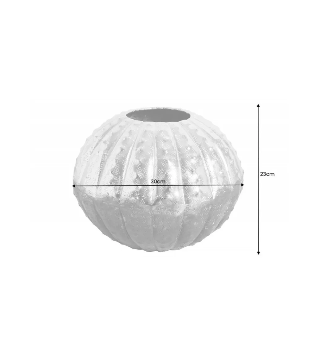 Invicta Interior Wazon DELICADO 30 cm antyczny srebrny