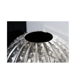 Invicta Interior Wazon DELICADO 30 cm antyczny srebrny