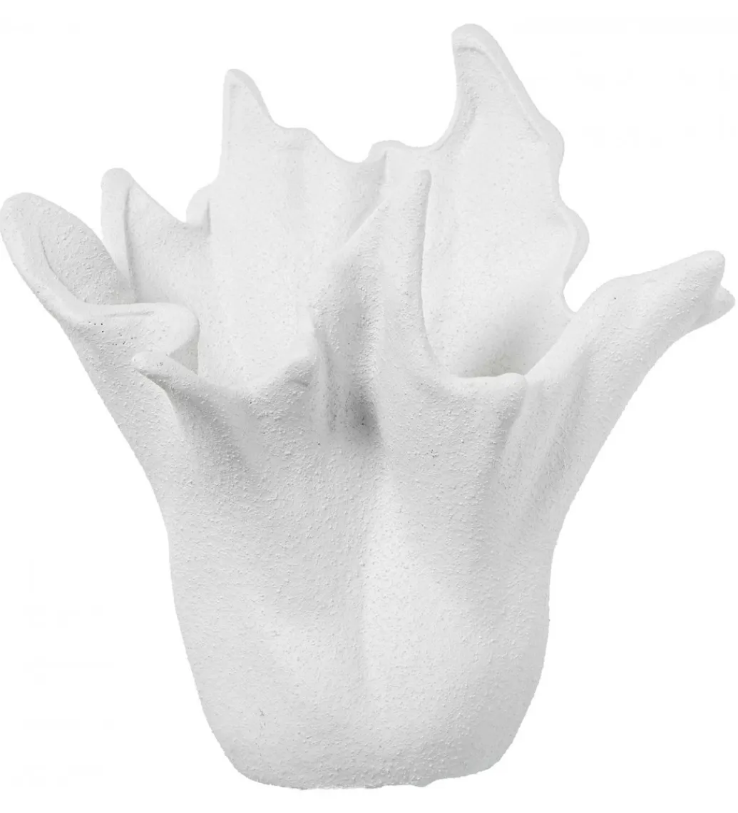 Exclusivas Wazon FOWER 30 cm ceramika biały