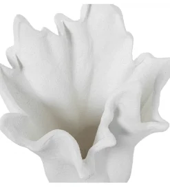 Exclusivas Wazon FOWER 30 cm ceramika biały