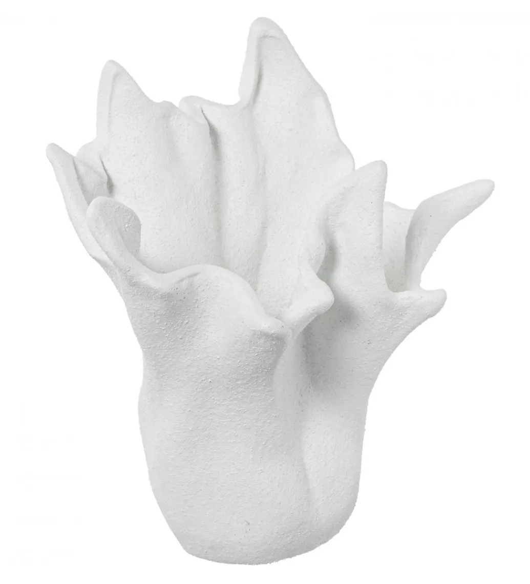 Exclusivas Wazon FOWER 30 cm ceramika biały