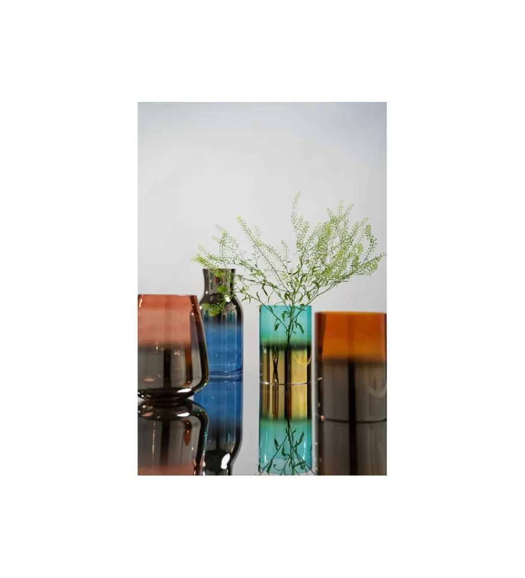 KDesign Wazon GLOW 20 cm pomarańczowy