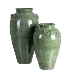 Zona-Design Wazon GREDAGON 80 cm ceramika zielony