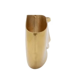 KDesign Wazon HALF FACE 46 cm złoty