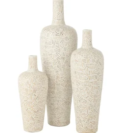 J-Line Wazon Lauwra 100 cm biały